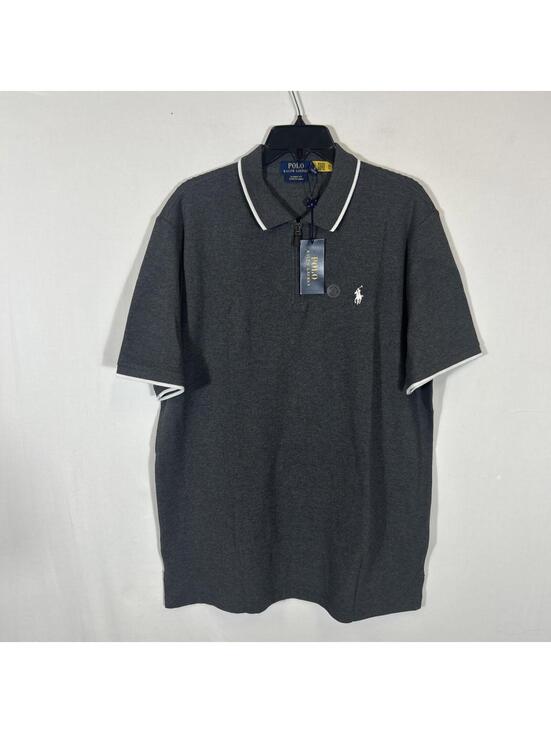 Ralph Lauren Other - $125 Polo Ralph Lauren Classic Fit Zip-Front Polo Shirt Gray L